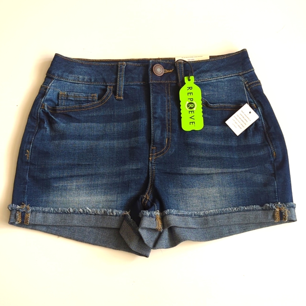 Juniors' SO High Rise Curvy Shortie Shorts